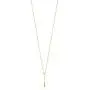 Gelin 14k Solid Gold 0,01 ct Genuine Diamond Vertical Bar Pendant Chain Necklace for Women, 18'' - Minimalist Jewelry for Women Gelin 14k Solid Gold 0,01 ct Genuine Diamond Vertical Bar Pendant Chain Necklace for Women, 18'' - Minimalist Jewelry for Women