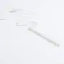 LittleB Vertical Bar Pendent Necklace Silver Decorative Long Necklaces Chain Prom Jewelry for Women and Girls