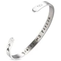 A N KINGPiiN Inspirational Bracelets for Women Inspirational Gift for Women Girls Men Motivational Birthday Cuff Bangle Friendship Personalized Mantra Jewelry Come Gift Box