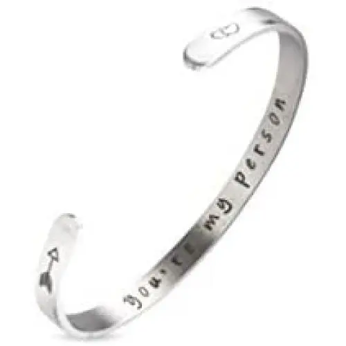 A N KINGPiiN Inspirational Bracelets for Women Inspirational Gift for Women Girls Men Motivational Birthday Cuff Bangle Friendship Personalized Mantra Jewelry Come Gift Box