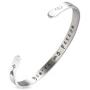 A N KINGPiiN Inspirational Bracelets for Women Inspirational Gift for Women Girls Men Motivational Birthday Cuff Bangle Friendship Personalized Mantra Jewelry Come Gift Box