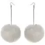 6 Pairs Faux Fur Fluffy Pom Pom Drop Dangle Earrings Set Bohemia Ethnic Handmade Colorful Long Ball Tassel Earrings Thanksgiving Christmas Earrings Gifts for Women Girls Jewelry