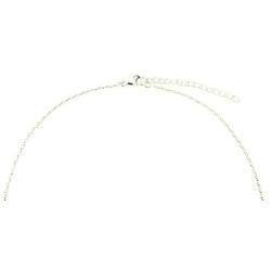 RB Gems Sterling Silver 925 Pendant Necklace Genuine Gemstone Pear 12x8 mm with Rhodium-Plated Finish 18”