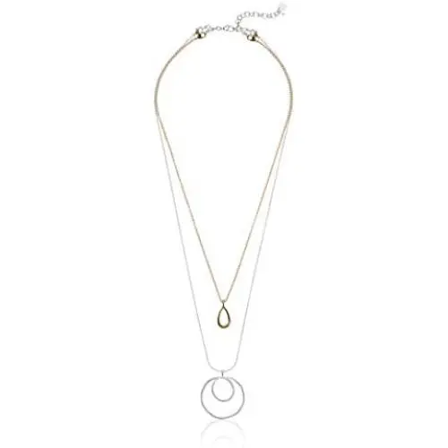 Lucky Brand Jewelry Layer Pendant Necklace, Two Tone Lucky Brand Jewelry Layer Pendant Necklace, Two Tone