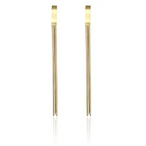 LIUANAN 18K Gold Plated Long Tassel Bar Earrings for Women Girls Chain Drop Dangle Stud Earrings Jewelry LIUANAN 18K Gold Plated Long Tassel Bar Earrings for Women Girls Chain Drop Dangle Stud Earrings Jewelry