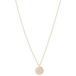 HONEYCAT Coin Disc Charm Necklace in Gold, Rose Gold, or Silver | Minimalist, Delicate Jewelry
