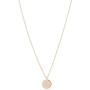 HONEYCAT Coin Disc Charm Necklace in Gold, Rose Gold, or Silver | Minimalist, Delicate Jewelry