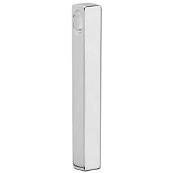 Sterling Silver Plain Vertical Bar Pendant Necklace w/Chain