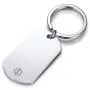 MPRAINBOW Customize Free Engraving Medical Alert Key Chain for Men Boy Diabetes Emergency Key Chain