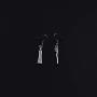 Gothic Dangle Earrings,Handcuff Razor Blade Silver-Colored Drop Earrings for Women Girls