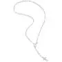 Miabella 925 Sterling Silver Italian Rosary Bead Cross Y Necklace Chain for Women Men, 20 Inch Miabella 925 Sterling Silver Italian Rosary Bead Cross Y Necklace Chain for Women Men, 20 Inch