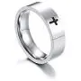Stainless Steel Cross Simple Silver Band Ring Wedding Ring for Men Boy Women Girl,Religious Jewelry Gift Stainless Steel Cross Simple Silver Band Ring Wedding Ring for Men Boy Women Girl,Religious Jewelry Gift