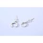 VNOX Stainless Cool Clip On Earrings Non Piercing Stainless Ankh Cross Charm Dangle Hinged Stud Earrings for Men Women Teen Gilrs Boys