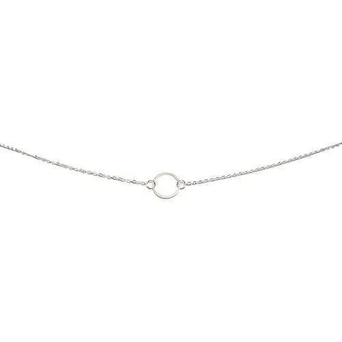 ROSTIVO Simple Choker Necklace for Women Dainty Circle Necklace Choker for Girls (Silver) ROSTIVO Simple Choker Necklace for Women Dainty Circle Necklace Choker for Girls (Silver)