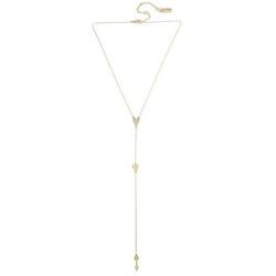 Jessica Simpson Heart & Arrow Y Necklace, Crystal (342896GLD111)