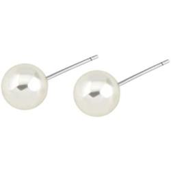 Danbihuabi Silver Plated Jewelry Sets White Faux Pearl, No Color, Size No Size