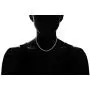 Gold Plated Stainless Steel 4.5 5MM Figaro Link Chain- Men and Women Necklace Jewelry