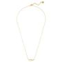 MUSTHAVE Zodiac 18K Gold Plated CZ Necklace with Message Card, Yellow Gold Color, Anchor Chain, Best Gift Necklace, Size 16 inch + 2 inch Extender, Zodiac Pendant, Constellation, Gift Card