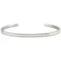 COUYA Womens Polished 316L Stainless Steel Silver Flat Bangle Cuff Bracelet COUYA Womens Polished 316L Stainless Steel Silver Flat Bangle Cuff Bracelet