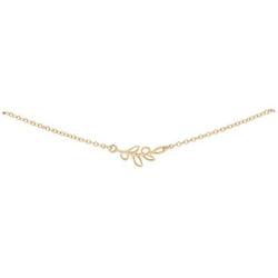 Olive Branch Patience Necklace, Bracelet, 14k Gold Filled Chain, Vermeil Charm