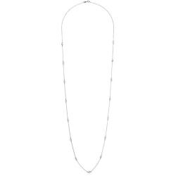 Amazon Essentials Sterling Silver AAA Cubic Zirconia Station Necklace