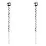 Threader Bead Tassel Drop Earrings for Women Girls S925 Sterling Silver 2mm Tiny Ball Long Chain Dangle Minimalism Ear Piercing Studs Jewelry Hypoallergenic Fashion Gifts Threader Bead Tassel Drop Earrings for Women Girls S925 Sterling Silver 2mm Tiny Ball Long Chain Dangle Minimalism Ear Piercing Studs Jewelry Hypoallergenic Fashion Gifts
