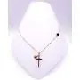 Religious Necklace for Women 18K Gold Plated Chain Cross & Miraculous Pendant Genuine Azabache Protection Jewelry