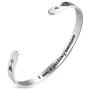 A N KINGPiiN Inspirational Bracelets for Women Inspirational Gift for Women Girls Men Motivational Birthday Cuff Bangle Friendship Personalized Mantra Jewelry Come Gift Box