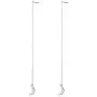 fishhook Threader Tassel Earrings Stainless Steel Silver Tone Geometric Shape Drop Dangle Long Charm Earrings for Women Girls fishhook Threader Tassel Earrings Stainless Steel Silver Tone Geometric Shape Drop Dangle Long Charm Earrings for Women Girls