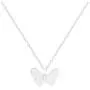 Honey Bumble Bee Necklace Lucky Star Necklace Tiny Moon Necklace Crystal Butterfly Necklace Faith Cross Necklace for Women Teen Girls