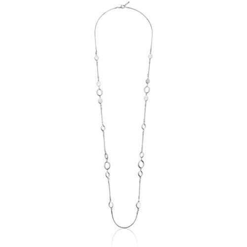 Nine West Silver Tone Long Strand Necklace, 42''