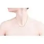 Sterling Silver 1.4MM Diamond Cut Adjustable Wheat Chain Necklace 24 - Adjustable Fox Tail Spiga Necklace in 4 Colors