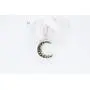 ONDAISY Black Cz Gypsy Planet Half Crescent Sailor Luna Moon Pendant Charm Chain Necklace ONDAISY Black Cz Gypsy Planet Half Crescent Sailor Luna Moon Pendant Charm Chain Necklace