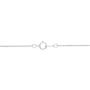 Womens & Ladies Two-Tone 10k Rose Gold Heart Interlocking W/Sparkling Diamond Adorned Infinity Symbol Pendant Necklace, 1/15 ctw (Carat Total Weight) Diamond Filled Infinity Symbol, 17'' Inch Long
