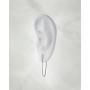 Highstreet .925 Sterling Silver dangling drop chain earrings for women | elegant design | hypoallergenic | light and easy on the ear for all day use