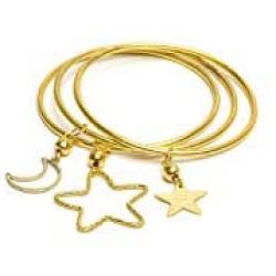 Womens Bracelets Gold Bangle Night