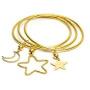 Womens Bracelets Gold Bangle Night