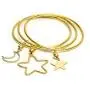 Womens Bracelets Gold Bangle Night
