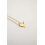 HONEYCAT Mini Triangle Pendant Necklace in Gold, Rose Gold, or Silver | Minimalist, Delicate Jewelry