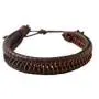 Jasmoc Multi-Pack Brown Leather/Wood Bracelets