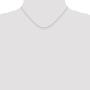 Solid 925 Sterling Silver 1.25mm Cable Chain Necklace - with Secure Lobster Lock Clasp