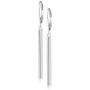 Sterling Silver Vertical Bar Dangle Earrings