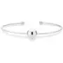 Miabella 925 Sterling Silver Italian Adjustable Bead Ball Polished Open Cuff Bangle Bracelet for Women 7.25-7.5 Inch, Made in Italy Miabella 925 Sterling Silver Italian Adjustable Bead Ball Polished Open Cuff Bangle Bracelet for Women 7.25-7.5 Inch, Made in Italy