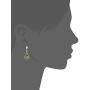 Multicolor Amber Sterling Silver Dangle Drops Earrings