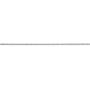 Solid 14k White Gold 0.50mm Box Chain Necklace