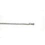 TRUSUPER Jewelry 3.5mm Titanium Steel Mens Beveled Curb Link Chain Silver Necklace, 18'',20'',22'',24'',26'',28'',30