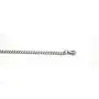 TRUSUPER Jewelry 3.5mm Titanium Steel Mens Beveled Curb Link Chain Silver Necklace, 18'',20'',22'',24'',26'',28'',30