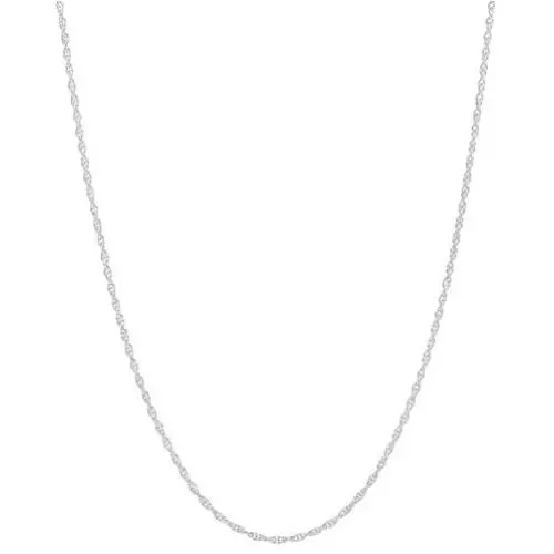 14K Gold 1.0MM Thin Rope Chain Necklace- Available in Yellow, White or Rose-14''-24''