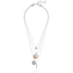 Lucky Brand Hammered Coin Layer Necklace