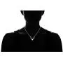 Barzel 18K Rose Gold Plated Created Opal Guardian Angel Necklace